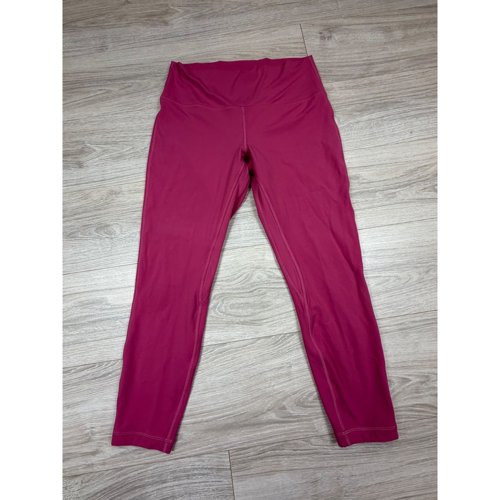 Lululemon‎ Wunder Under High Rise Leggings Magenta Pink Luxtreme Size 12